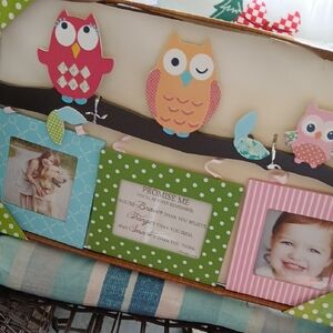 Owl-Themed Multi-Color Photo Frame